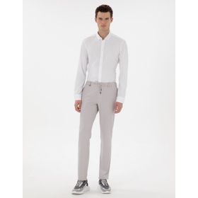Hatemoğlu Gri Slim Fit Kumaş Pantolon