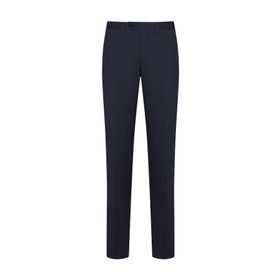 Hatemoğlu Lacivert Armürlü Slim Fit Kumaş Pantolon