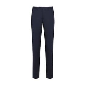 Hatemoğlu Lacivert Armürlü Slim Fit Kumaş Pantolon