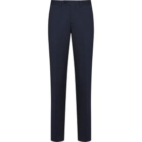 Hatemoğlu Lacivert Armürlü Slim Fit Kumaş Pantolon