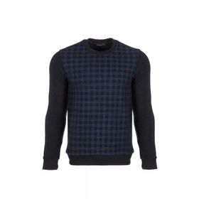 Hatemoğlu Lacivert Bisiklet Yaka Sweatshirt