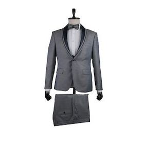 Hatemoğlu Lacivert Slim Fit Desenli Takım Elbise