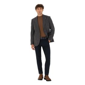 Hatemoğlu Lacivert Slim Fit Kanvas Pantolon