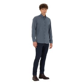 Hatemoğlu Lacivert Slim Fit Kanvas Pantolon
