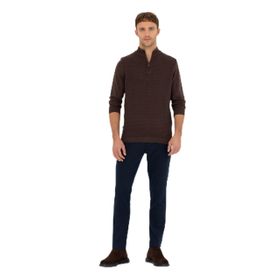 Hatemoğlu Lacivert Slim Fit Kanvas Pantolon
