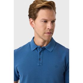 Hatemoğlu Mavi Polo Yaka Regular Fit Tişört