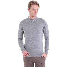 Hatemoğlu Regular Fit Polo Yaka Gri Erkek T-Shirt