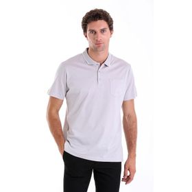 Hatemoğlu Regular Fit Polo Yaka Gri Erkek T-Shirt