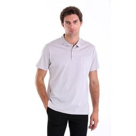 Hatemoğlu Regular Fit Polo Yaka Gri Erkek T-Shirt