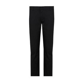 Hatemoğlu Siyah Desenli Regular Fit Kanvas Pantolon