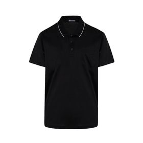 Hatemoğlu Siyah Regular Fit %100 Pamuk Merserize Polo Yaka Tişört