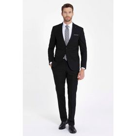 Hatemoğlu Siyah Slim Fit Takım Elbise