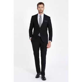 Hatemoğlu Siyah Slim Fit Takım Elbise