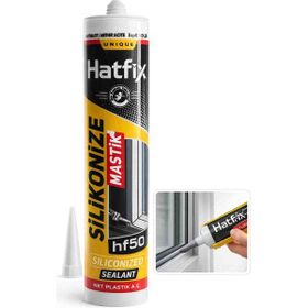 Hatfix HF-50 500 gr Antrasit Gri Silikonize Mastik