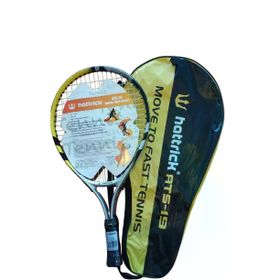 Hattrick ATS19 19 inç 195 gr Sarı Siyah Junior Tenis Raketi
