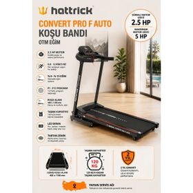 Hattrick Convert Pro-f Auto Otomatik Eğimli Koşu Bandı