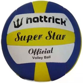 Hattrick Superstar No: 5 Sarı Lacivert Beyaz Voleybol Topu