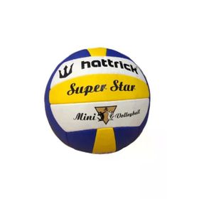 Hattrick Superstar Sarı Lacivert Beyaz Mini Voleybol Topu