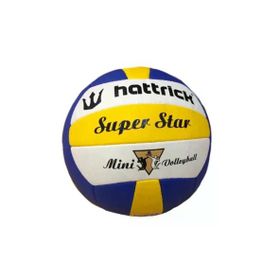 Hattrick Superstar Sarı Lacivert Beyaz Mini Voleybol Topu