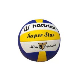 Hattrick Superstar Sarı Lacivert Beyaz Mini Voleybol Topu