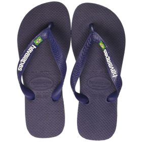 Havaianas 0555 Brasil Logo Mavi Lacivert Erkek Ev Terliği