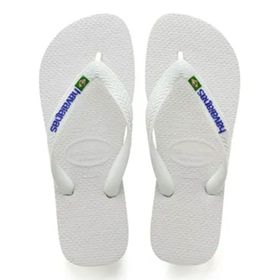 Havaianas 4110850 BRASIL LOGO Beyaz Erkek Ev Terliği