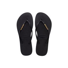 Havaianas 4119875 Slim Logo Metallic Siyah Kadın Terlik