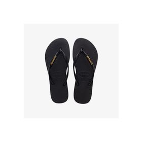 Havaianas 4119875 Slim Logo Metallic Siyah Kadın Terlik
