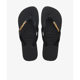 Havaianas 4127244-1069 Top Logo Metallic Siyah Kadın Terlik