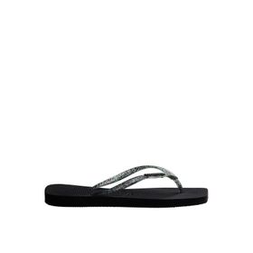 Havaianas 4148257-2976 Siyah Square Logo Metallic Black Silver Kadın Terlik