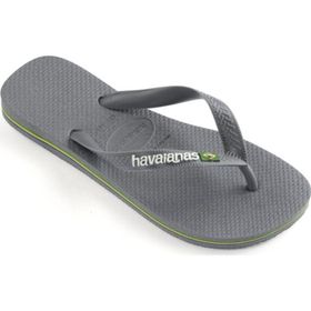 Havaianas Brasil Logo 4110850-5002 Çelik Gri Erkek Parmak Arası Terlik