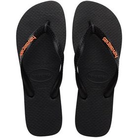 Havaianas Logo Filete FC 4108555-9456 Siyah-Turuncu Erkek Terlik