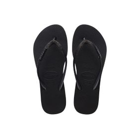 Havaianas Siyah Slim Flatfrom Sparkle Kadın Terlik