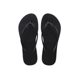 Havaianas Siyah Slim Flatfrom Sparkle Kadın Terlik