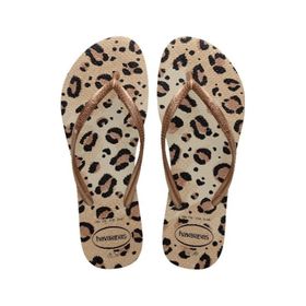 Havaianas Slim Animals 4103352-6516 Bej-Altın Kadın Terlik