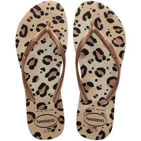 Havaianas Slim Animals 4103352-6516 Bej-Altın Kadın Terlik