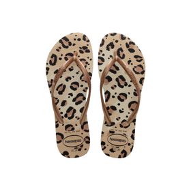 Havaianas Slim Animals 4103352-6516 Bej-Altın Kadın Terlik