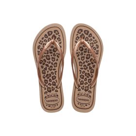 Havaianas Slim Animals 4103352-6516 Bej-Altın Kadın Terlik