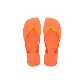Havaianas Slim Square Glitter 4148927-9897 Neon Turuncu Kadın Terlik