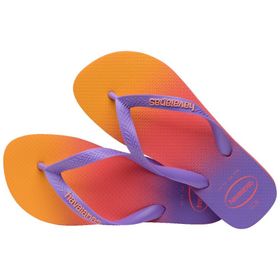Havaianas Top Fashion Mavi Turuncu Renk Parmak Arası Kadın Terlik
