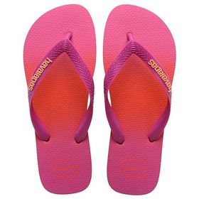 Havaianas Top Fashion Mavi Turuncu Renk Parmak Arası Kadın Terlik