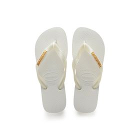 Havaianas Top Logo Metallic 4127244-0001 Beyaz Kadın Terlik