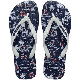 Havaianas Top Nautical 4137126-0306 Lacivert-Beyaz Erkek Terlik