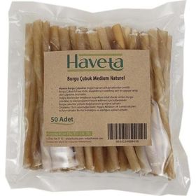 Haveta Naturel Medium 50 Adet Burgu Çubuk