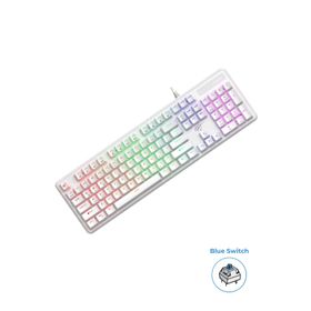 Havit Gamenote KB870L Beyaz RGB Blue Switch Mekanik Oyuncu Klavyesi