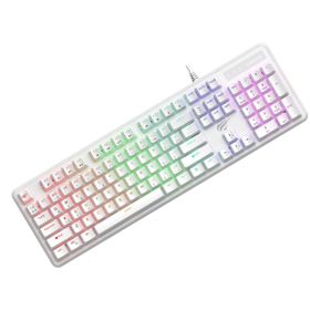 Havit Gamenote KB870L Beyaz RGB Blue Switch Mekanik Oyuncu Klavyesi