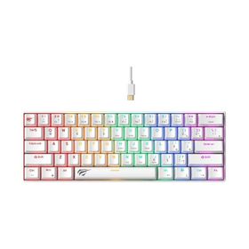 Havit Gamenote KB903L Beyaz RGB %60 TKL Red Switch Kablolu Mekanik Oyuncu Klavyesi