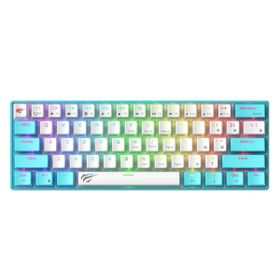 Havit Gamenote KB903L Mavi RGB %60 TKL Red Switch Kablolu Mekanik Oyuncu Klavyesi