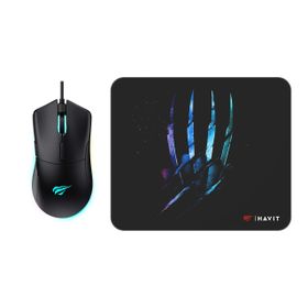 Havit Gamenote MS1037CM RGB Optik Kablolu Gaming Mouse + Mouse Pad