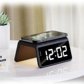 Havit W320 15W Hızlı Wireless Şarj Saat ve Gece Lambası